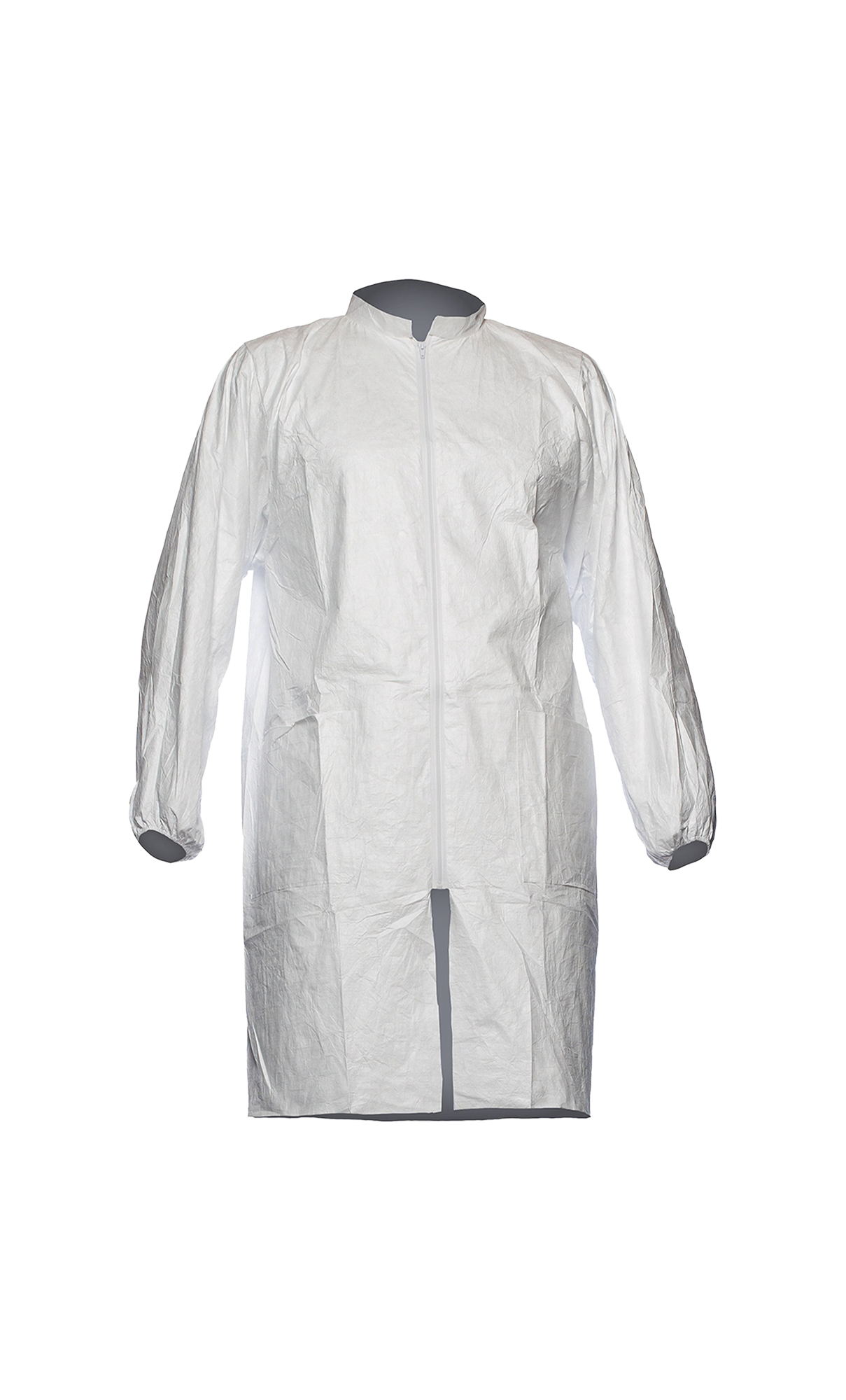 Tyvek® 500 Laborkittel mit Reißverschluss und Taschen, Modell PL309